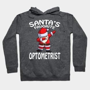 Santas Favorite Optometrist Christmas Hoodie